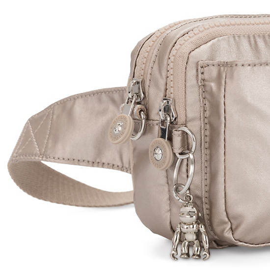 Kipling Abanu Multi Metallic Convertible Çapraz Askılı Çanta Taupe | TR 2188ZU